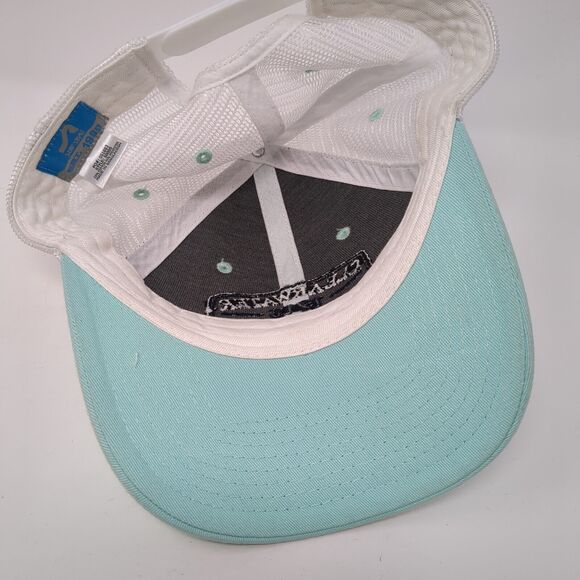Clearwater Beach 1915 Snapback Trucker Hat Blue OS Adjustable Mesh Surfstyle - Picture 6 of 8